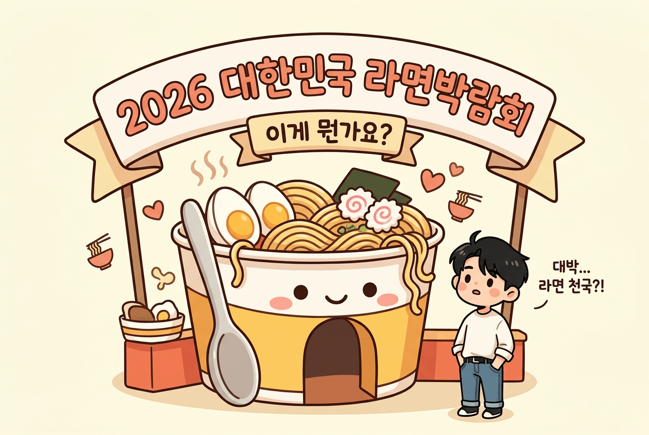 2026 대한민국 라면박람회, 이게 뭔가요?