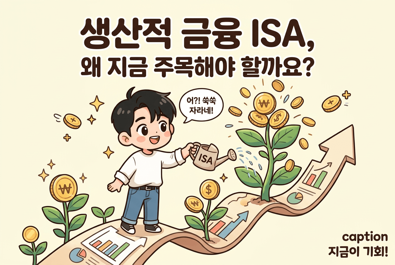생산적 금융 ISA, 왜 지금 주목해야 할까요?