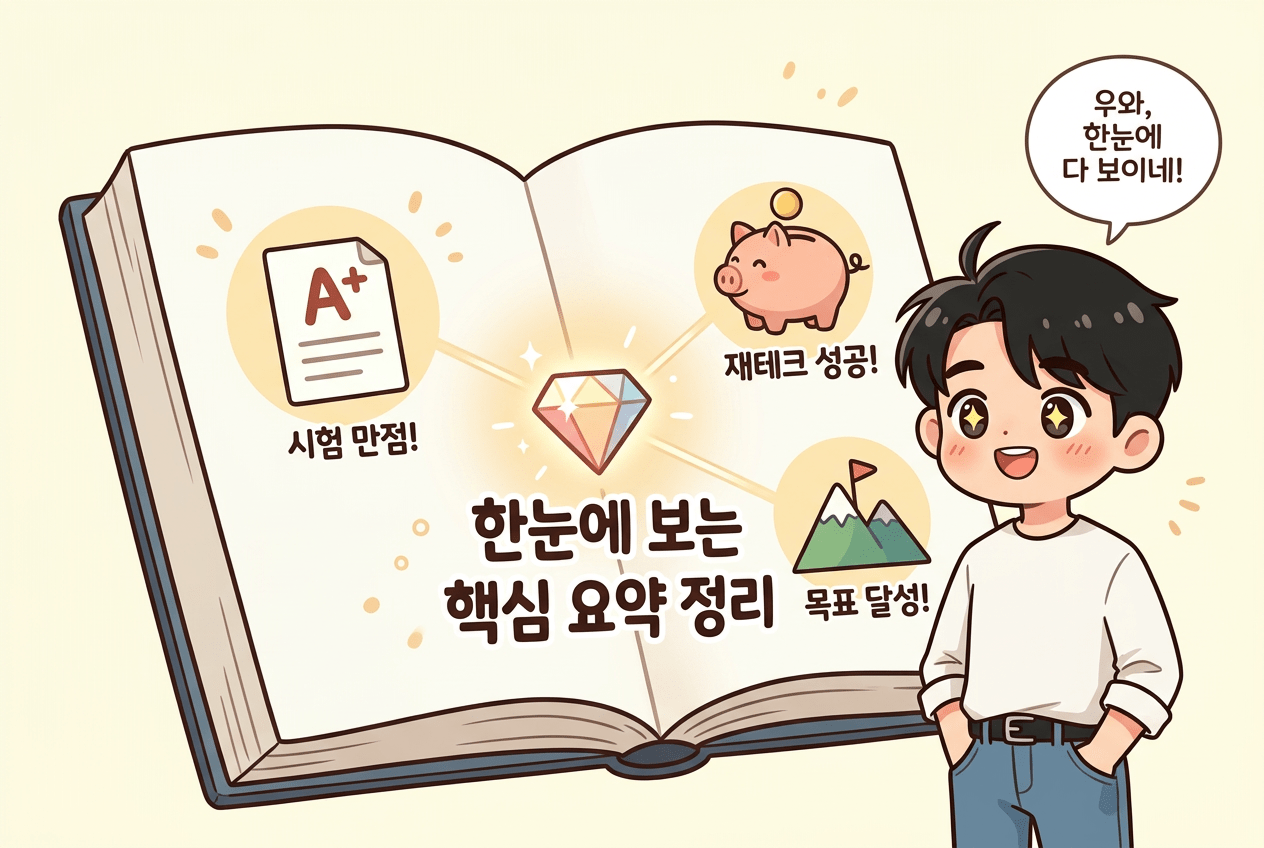 한눈에 보는 핵심 요약 정리