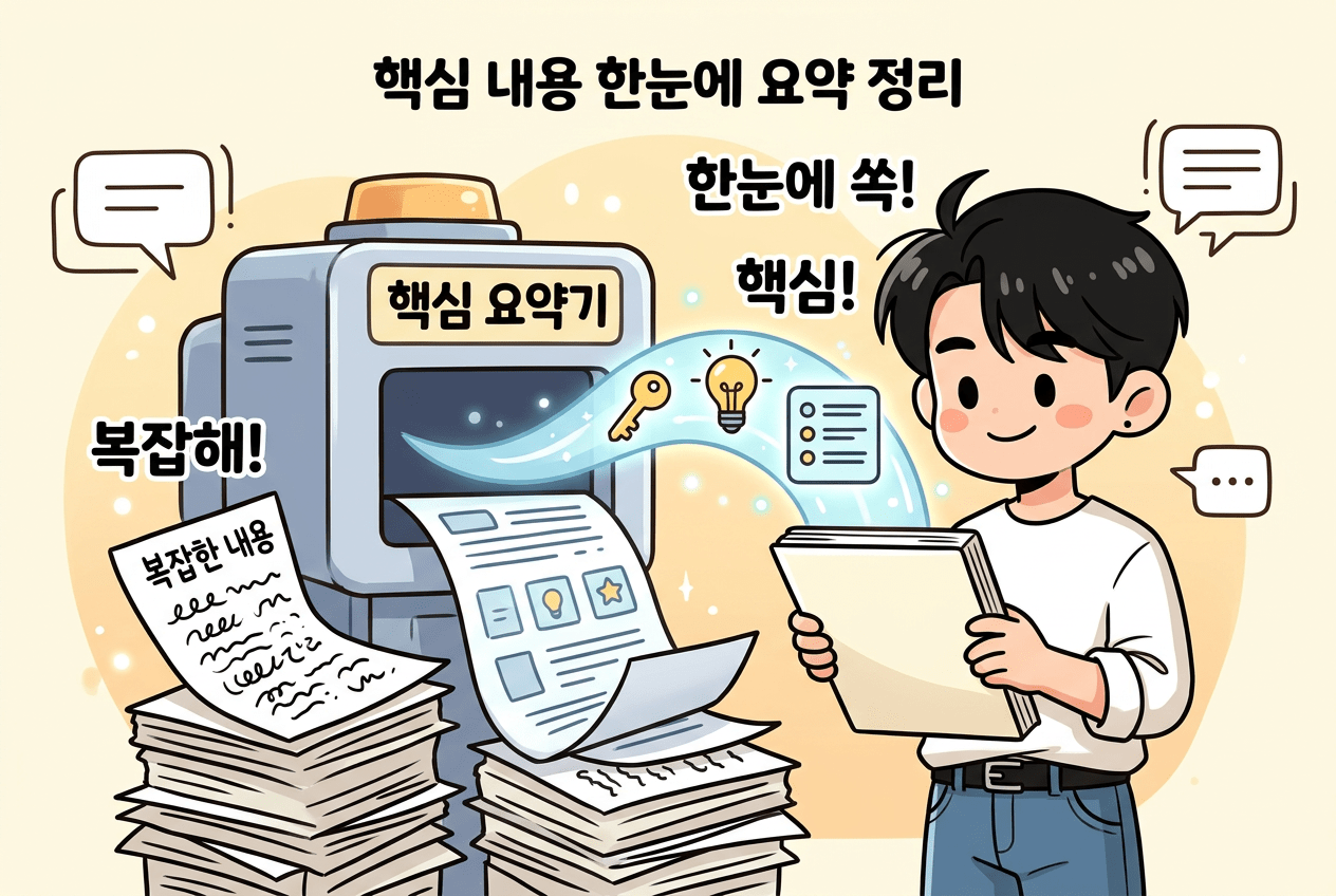 핵심 내용 한눈에 요약 정리