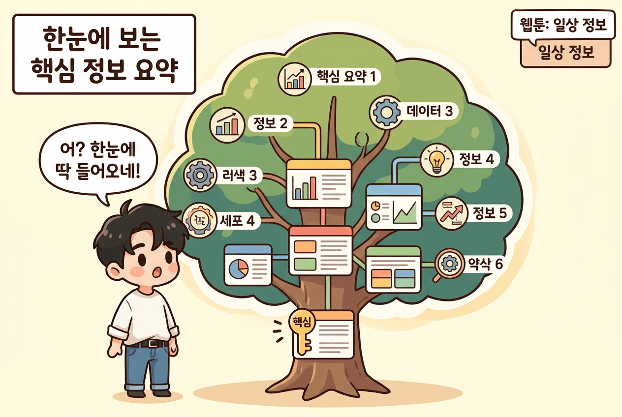 한눈에 보는 핵심 정보 요약
