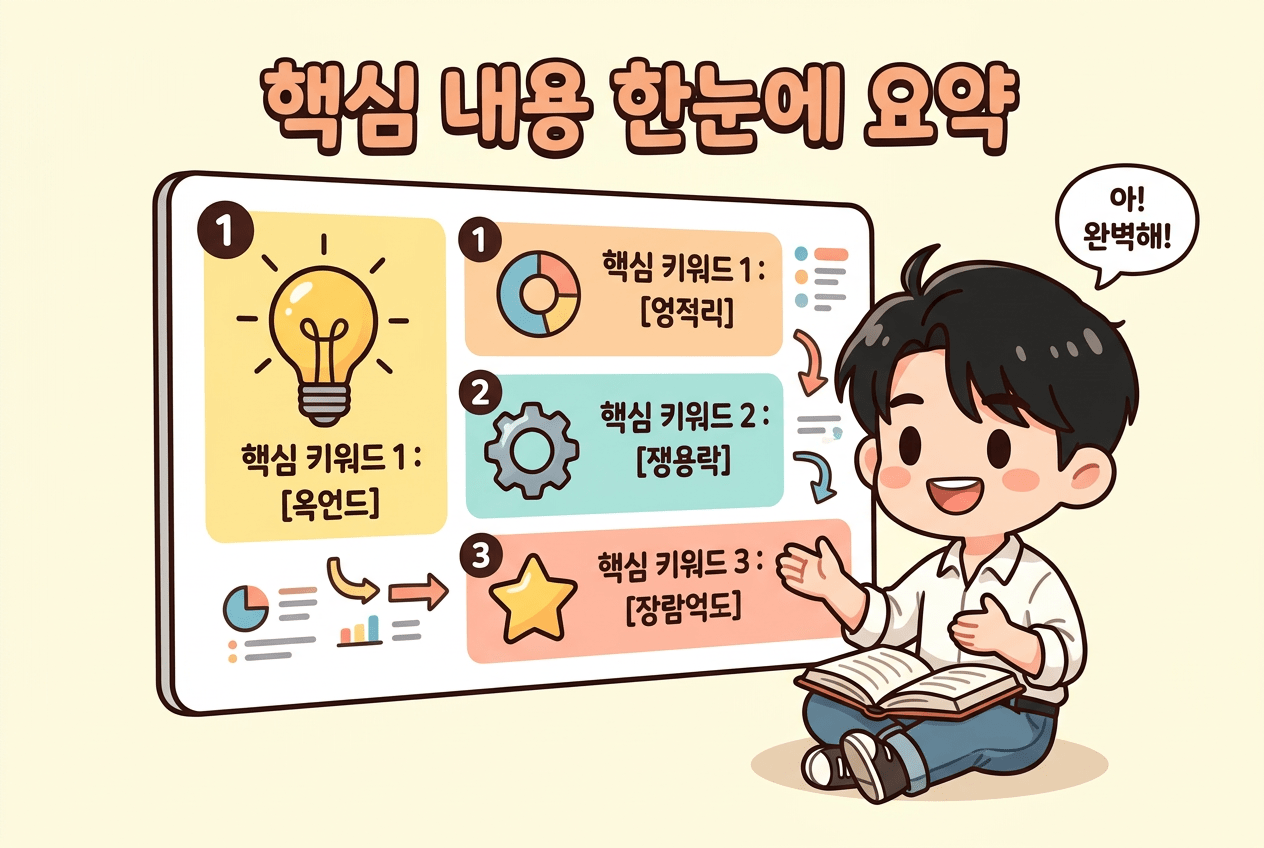 핵심 내용 한눈에 요약