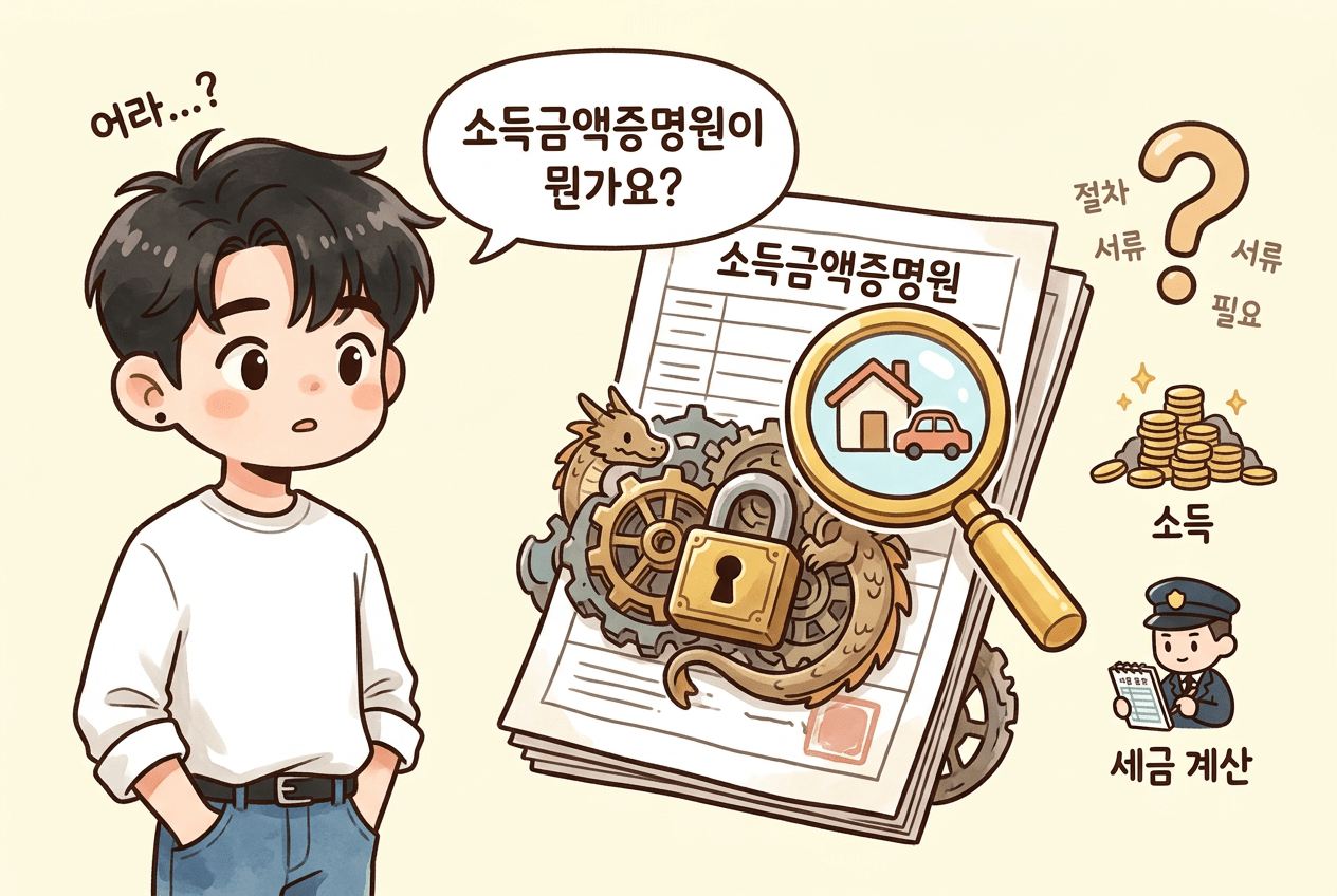 소득금액증명원이 뭔가요?