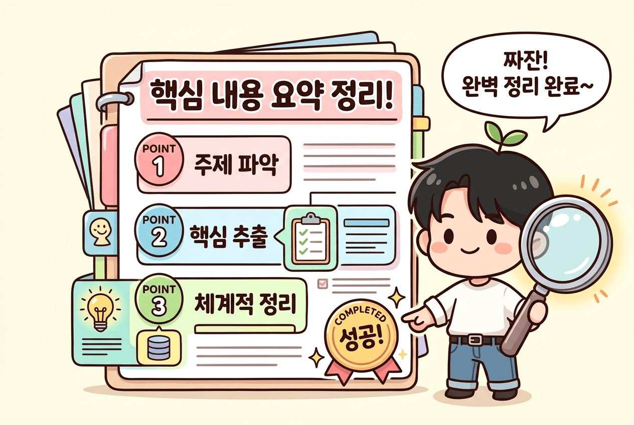 핵심 내용 요약 정리
