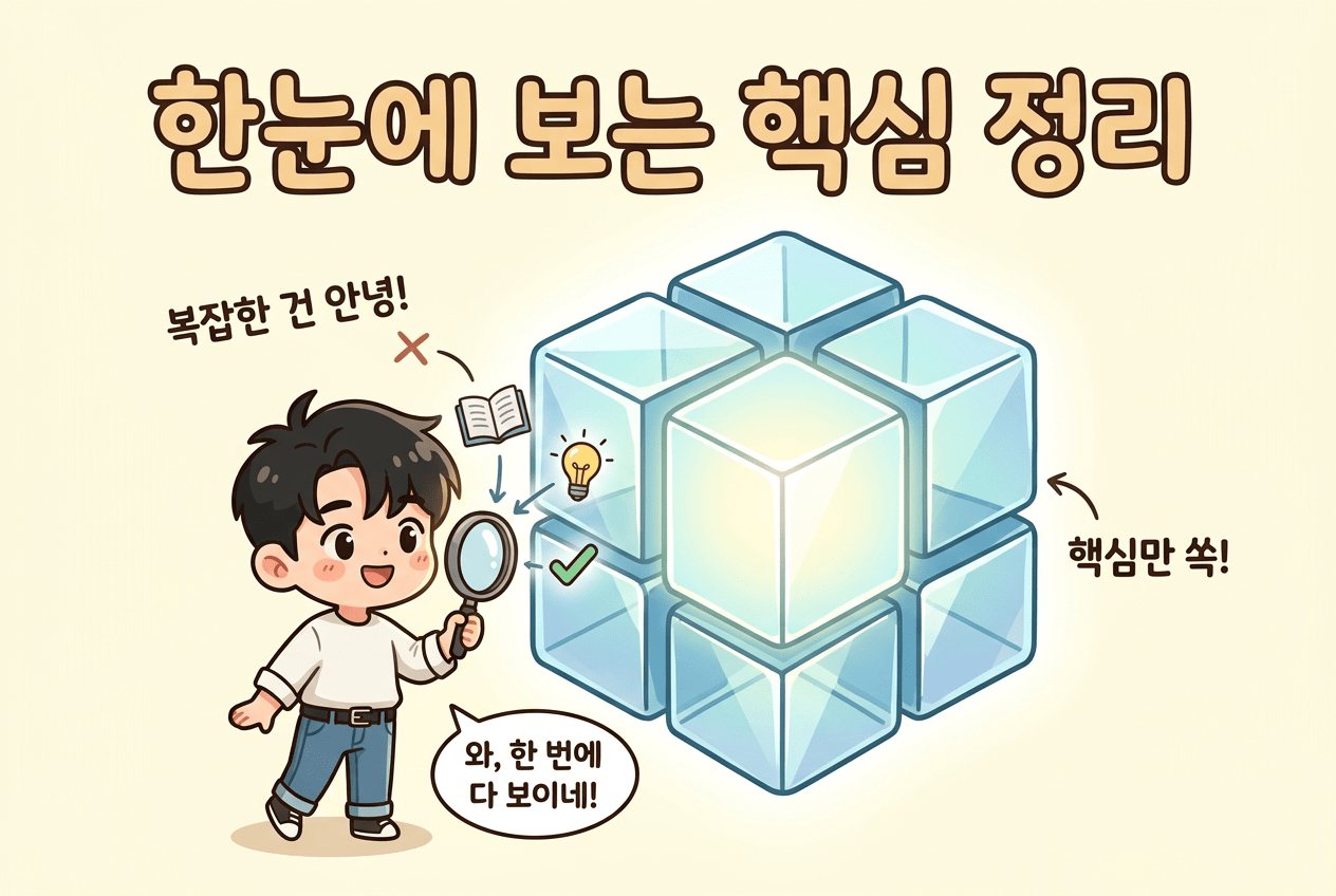한눈에 보는 핵심 정리