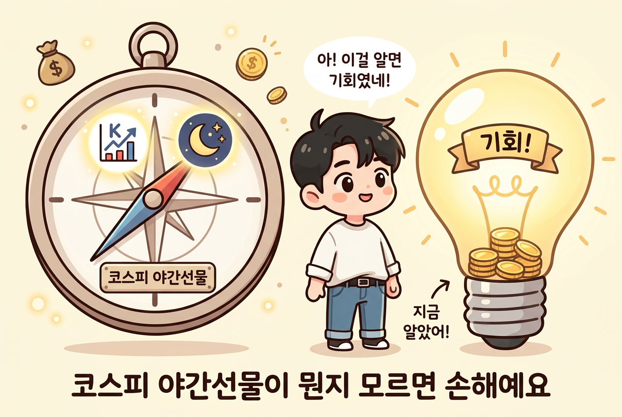 코스피 야간선물이 뭔지 모르면 손해예요
