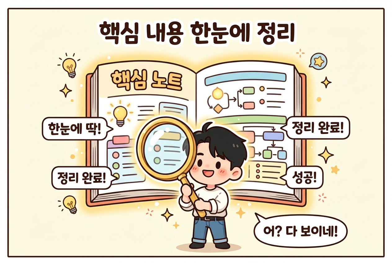 핵심 내용 한눈에 정리