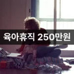 2026 육아휴직 최대급여 250만원 받는 조건 총정리
