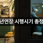 정년연장 65세 시행시기, 출생연도별 퇴직일 총정리