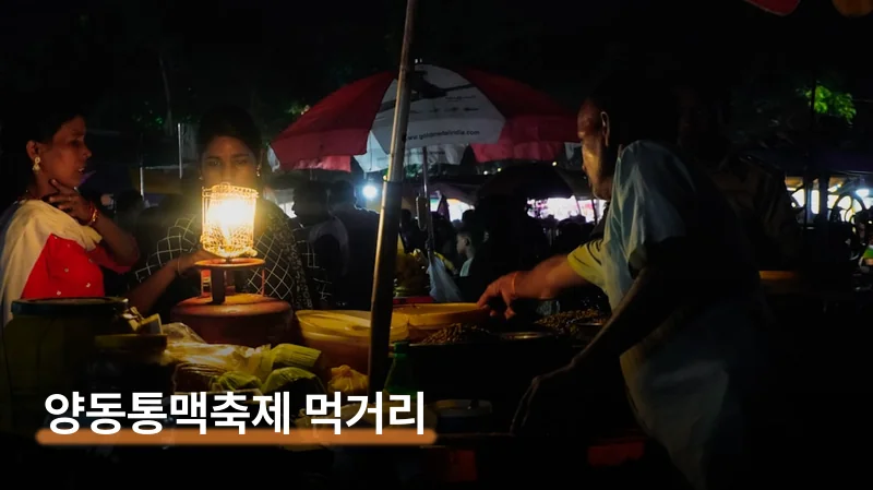 양동통맥축제 일정·먹거리와 1,000원 맥주 후기