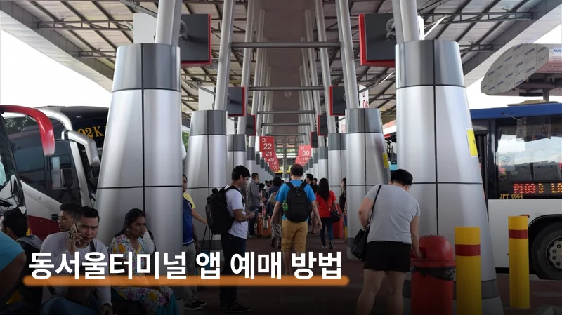 동서울터미널 예매 취소 수수료와 앱 2가지 방법