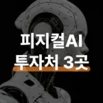 피지컬AI 국내 투자처 3곳과 마키나락스 상장 전망